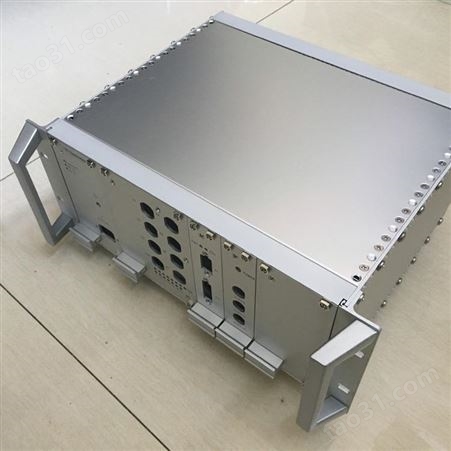 厂家设计定制加工3U铝合金型材机箱电磁屏蔽插箱佰懿