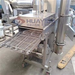 肉排裹浆上糠机 布丁酥上糠机 不锈钢网带式 厂家按需定制