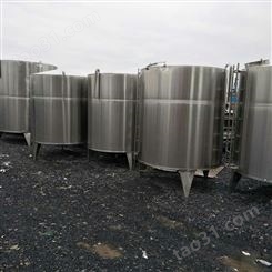 贮酒罐不锈钢 食品卫生级储存罐设备 二手30吨储油罐