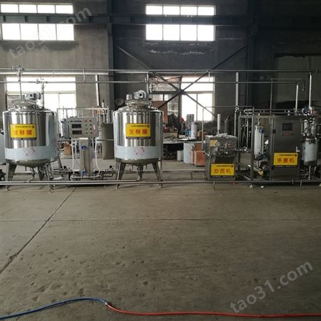 陕西酸奶加工设备 酸牛奶发酵罐 新疆骆驼奶生产线