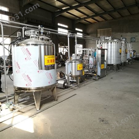 陕西酸奶加工设备 酸牛奶发酵罐 新疆骆驼奶生产线