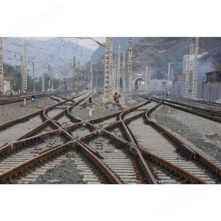 吉康轻重轨单开道岔铁路煤矿用对称道岔型号齐全可定制