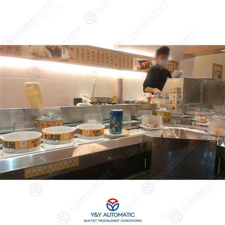 餐厅送餐机器人_智能自助传菜设备_小火车送餐品牌厂家