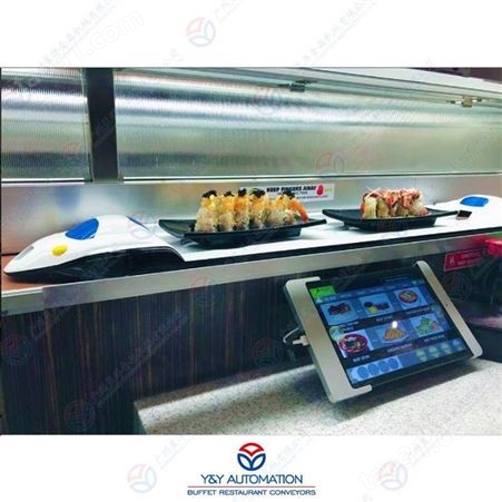 轨道式机器人送餐_餐厅送餐机器人设备_智能餐厅机器人厂家_酒店餐厅送餐机器人