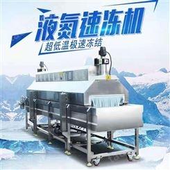 素食单冻加工设备 蛋饺液氮速冻 宏科机械