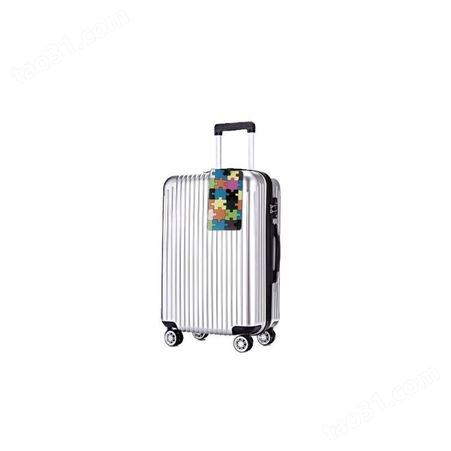 韩国创意格子硅胶行李牌 pvc软胶吊牌 箱包挂牌定制 行李牌定做logo 登机牌来图定做