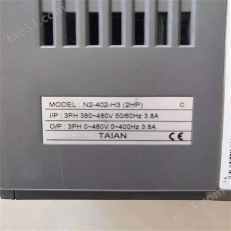 供应中国台湾台安变频器N310-410-H3 通用PAM控制三相变频器