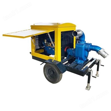长田机械 移动式 轻型井点降水泵 CT-006 柴油泵车
