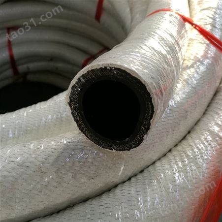 硫化石棉夹布胶管 阻燃耐热 防静电水冷电缆高 中频炉专用无碳绝缘胶管