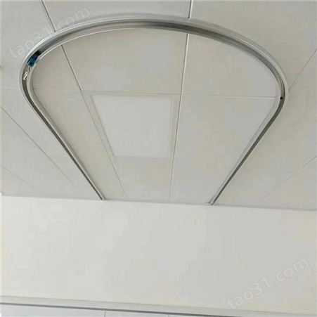 衡阳医院输液轨道-半圆u型-医用轨道铝合金材质