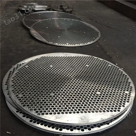 河北鹏翔 加工管板 打孔管板 不锈钢管板 压力容器管板 型号可定制