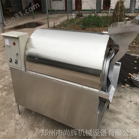 恒温炒料机 调料茶叶炒货机 50斤药材滚筒炒货机