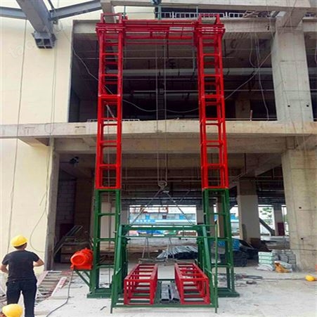 尚辉 SSE160建筑龙门架升降机 吊笼式高层装卸料施工升降机