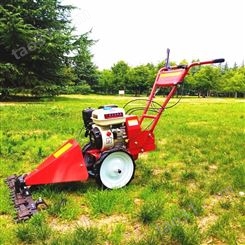 小型手推宽幅剪草机 草坪修剪用剪草机 柴油大马力割草机
