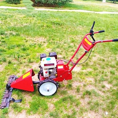手扶式汽油割草机 空档大低速剪草机 自走式草坪绿地修剪机 杂草清理剪草机
