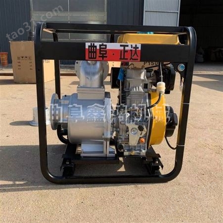 汽油机抽水泵图片 3寸框架式自吸泵 6寸汽油机离心泵