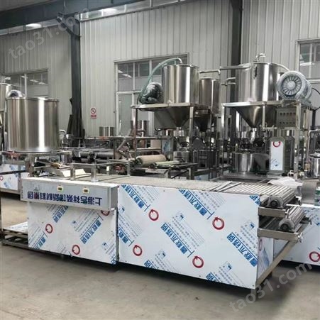 供应时产100斤豆腐皮机设备 双层不锈钢自动化 聚能豆制品机械