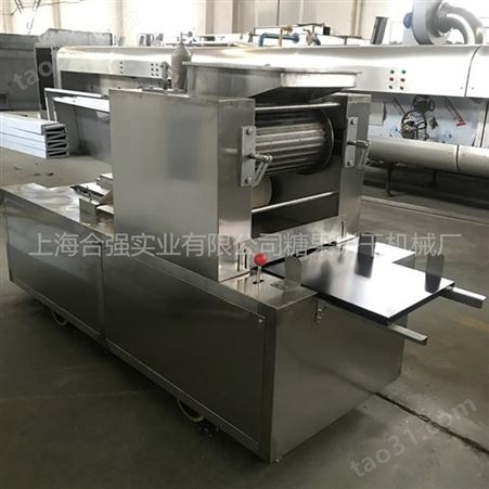 上海合强多功能辊印饼干机 小型饼干成型机 400桃酥成型机械厂 实地工厂