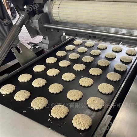 上海合强供应曲奇饼干生产机械 多款花色曲奇机器 机械版曲奇饼机价格
