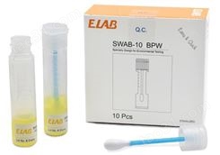 美国ELAB BPW缓冲蛋白胨水表面涂抹棒 表面擦拭采样管
