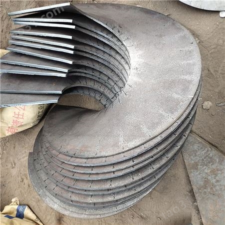 螺旋输送设备 不锈钢碳钢锰钢叶片 各种规格叶片 安信定做各种叶片批发零售
