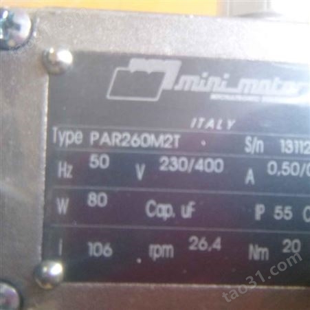 意大利Mini Motor电机PC 310M4T马达制药行业使用