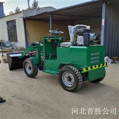 新型多功能四驱电动装载机无污染小型农用铲车
