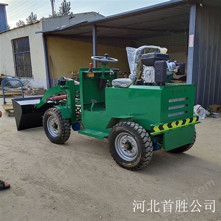 新型多功能四驱电动装载机无污染小型农用铲车
