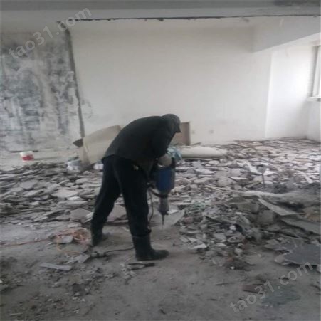 杭州西湖卫生间拆除多年行业经验  利森 家装拆除