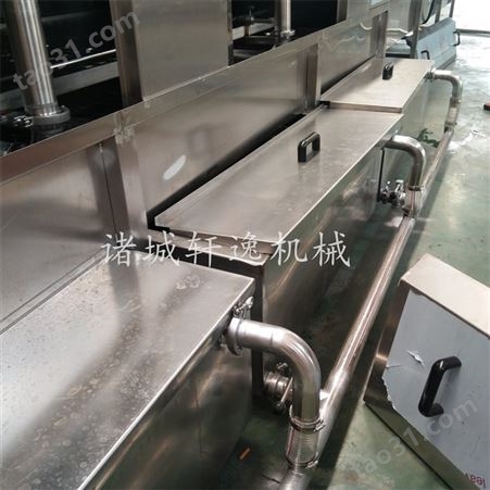 北京面包塑料筐清洗机 面包烤盘清洗机设备 烤盘清洗烘干设备 轩逸