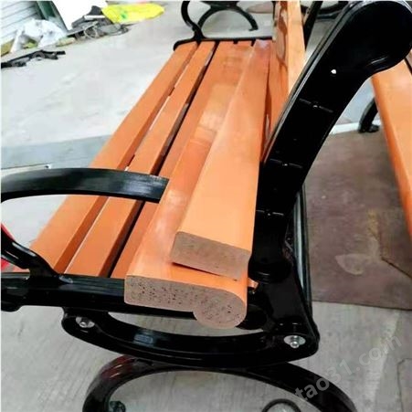 公园绿化带座椅 厂家生产 户外休闲长椅 木质长椅 城市街道实木长条椅