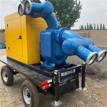 强自吸柴油水泵机 农用灌溉大流量柴油机轴流泵 实体售后