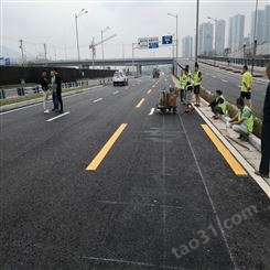 重庆热熔划线 朝中建筑 重庆公路划线费用