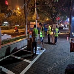 重庆道路划线 朝中建筑 停车场划线费用 可定制设计