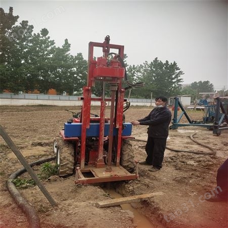 多地形农用勘探钻机 百米钻井水井钻机 多角度家用饮水打井机