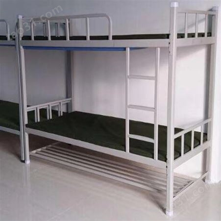 石家庄双层床 学生高低床 工地上下床 成人床 学校铁架床