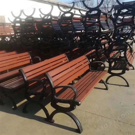 耐风化户外椅 精密铸造公园椅 户外使用能力强 宏北