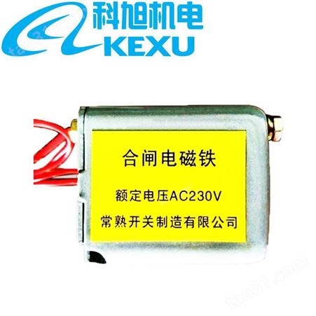常熟CW1框架断路器合闸电磁铁 闭合线圈 分励脱扣器 AC230 AC400