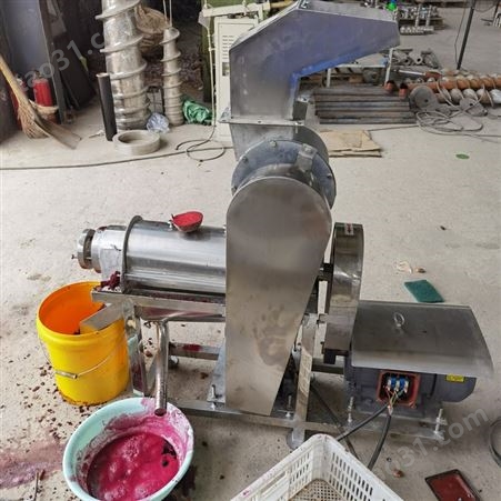 不锈钢螺旋黑果花揪榨汁机 商用香橙螺旋压榨机 果蔬去核去籽榨汁机