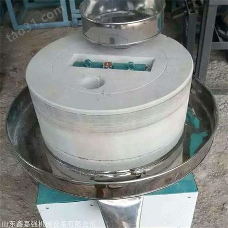 鲜嫩玉米石磨机 电动水磨豆腐机图片 五谷杂粮煎饼石磨机