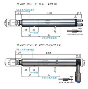 NSK一体式气主轴MSST-2302R日本高速气动钻