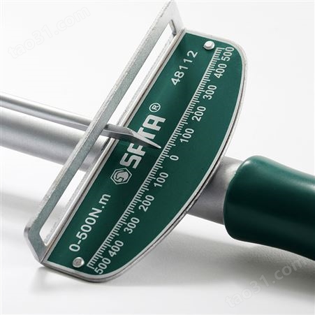 世达（SATA）48112 扭力扳手指针式公斤扳手机械可调预置式力矩扳手扭矩扳手3/4英寸0-500n/m