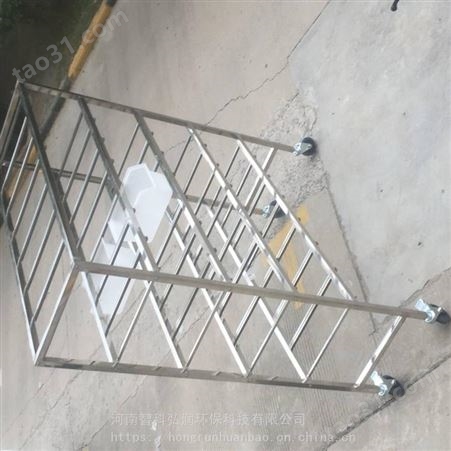悬挂式小鼠笼架 不锈钢小鼠饲养笼架 动物实验器具