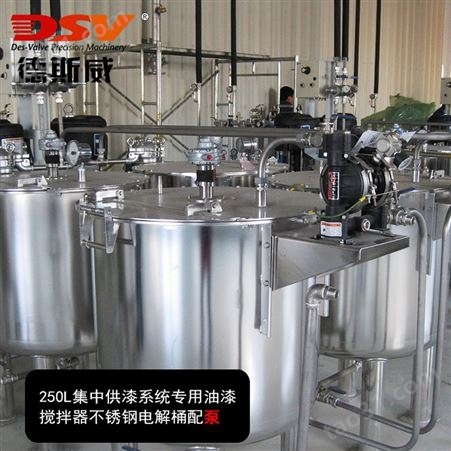 立式不锈钢气动搅拌机·德斯威生产SRUH型电解抛光 小型搅拌桶