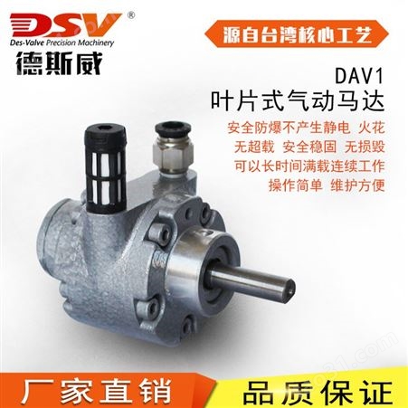 【三年质保】德斯威DSV-DAV1防爆叶片式气动马达-大功率