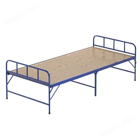 隆亨民政折叠床（木板）消防救援木质钢架两折硬板床便携式野营床