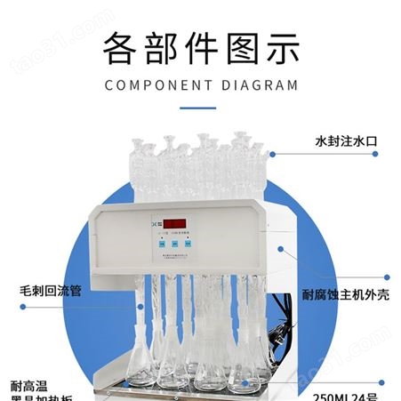 聚创环保COD标准消解器JC-102符合国标支持定制耐酸耐热