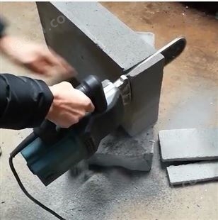 电动轻质砖切割机 建筑用单手泡沫砖链条锯 钨钢链条