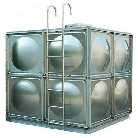 不锈钢水箱   不锈钢生活水箱     组合式不锈钢水箱   辽宁海安鑫机械HAX-20T 焊接不锈钢水箱厂家