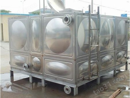 不锈钢水箱   不锈钢生活水箱     组合式不锈钢水箱   辽宁海安鑫机械HAX-20T 焊接不锈钢水箱厂家